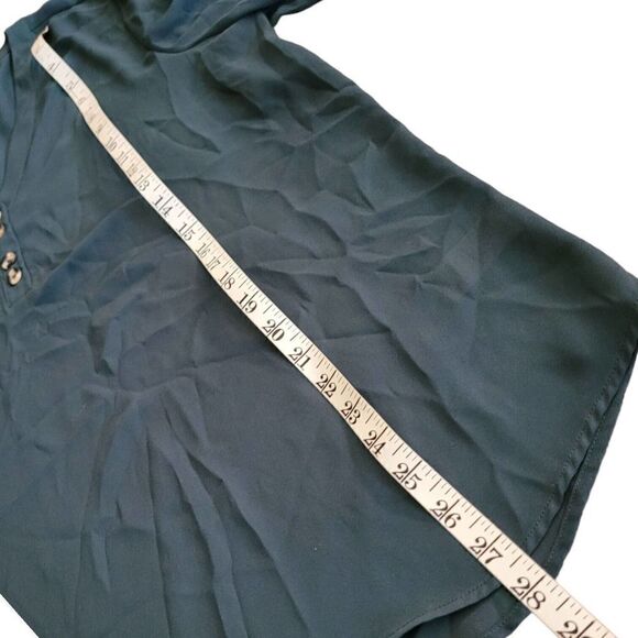 Maurices Womens XL Polyester Green Blouse Workready Casual Dressy Shirt Top - Picture 4 of 4